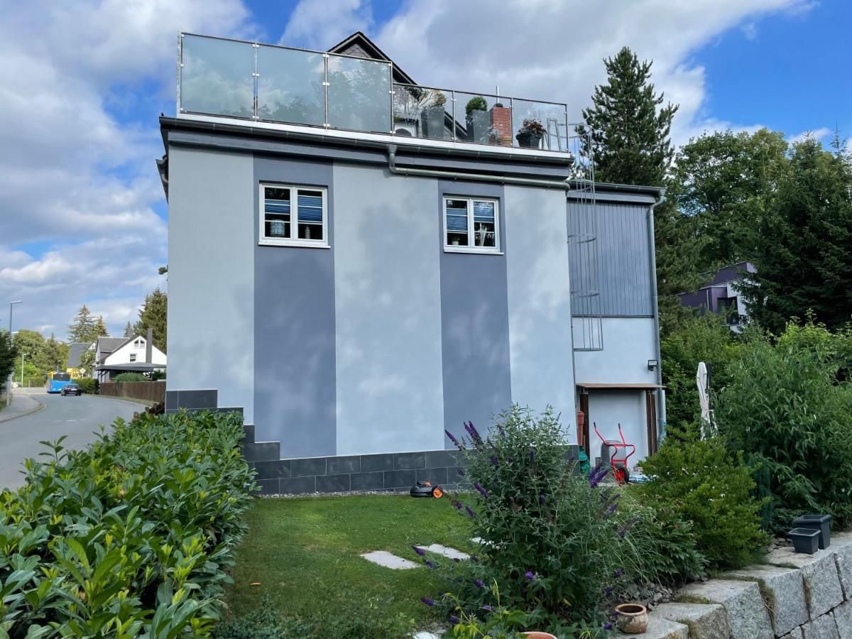 Ferienhaus Villa Adelsberg Mit Dachterrasse In Zentraler Lage Fuer Bis Zu 10 Personen Chemnitz Bagian luar foto